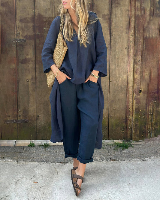 Lightweight Flowy Tunic And Legging Set