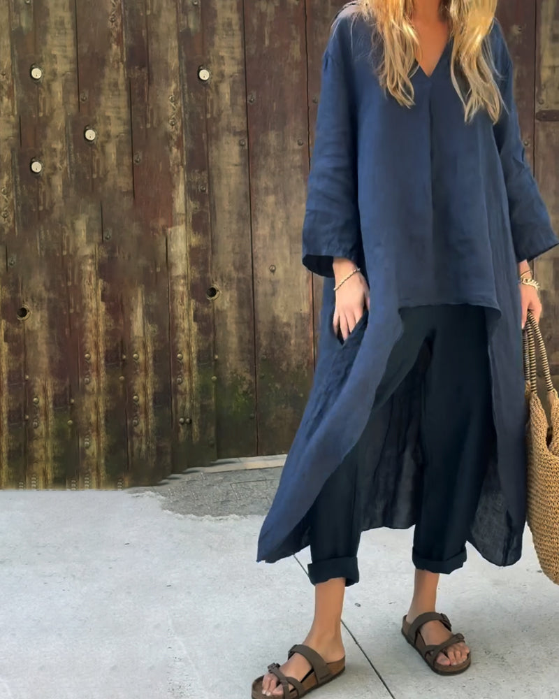 Lightweight Flowy Tunic And Legging Set