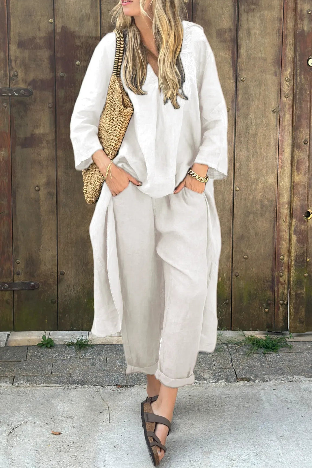 Lightweight Flowy Tunic And Legging Set