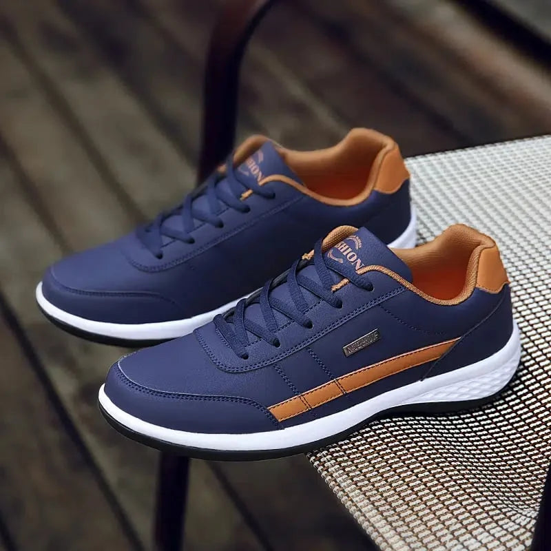 Lightweight Lace-Up Casual Sneakers