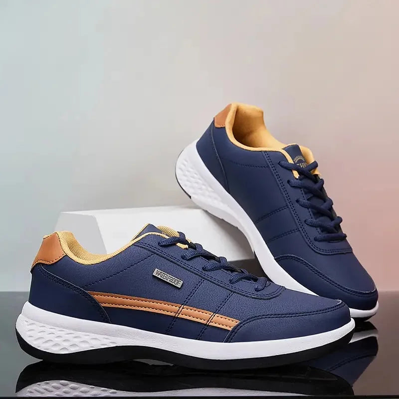 Lightweight Lace-Up Casual Sneakers