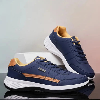 Lightweight Lace-Up Casual Sneakers