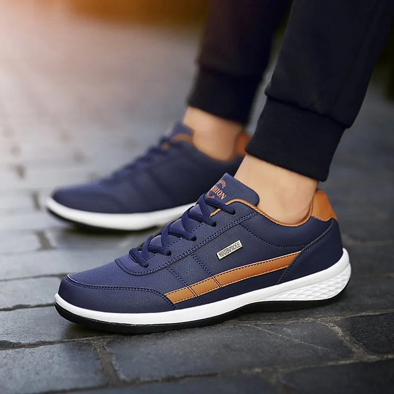 Lightweight Lace-Up Casual Sneakers