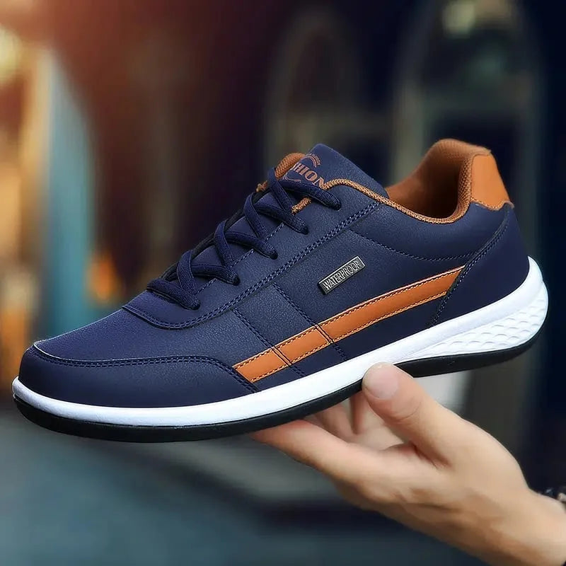 Lightweight Lace-Up Casual Sneakers
