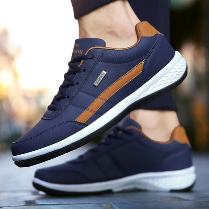 Lightweight Lace-Up Casual Sneakers