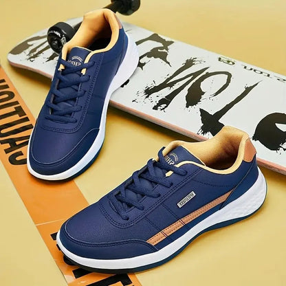 Lightweight Lace-Up Casual Sneakers