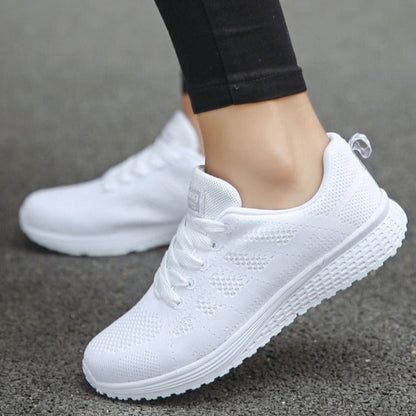 Lightweight Lace-Up Walking Sneakers