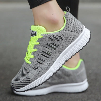 Lightweight Lace-Up Walking Sneakers