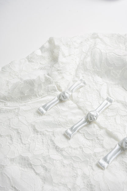 Lightweight Lace Mock Neck Tank Top