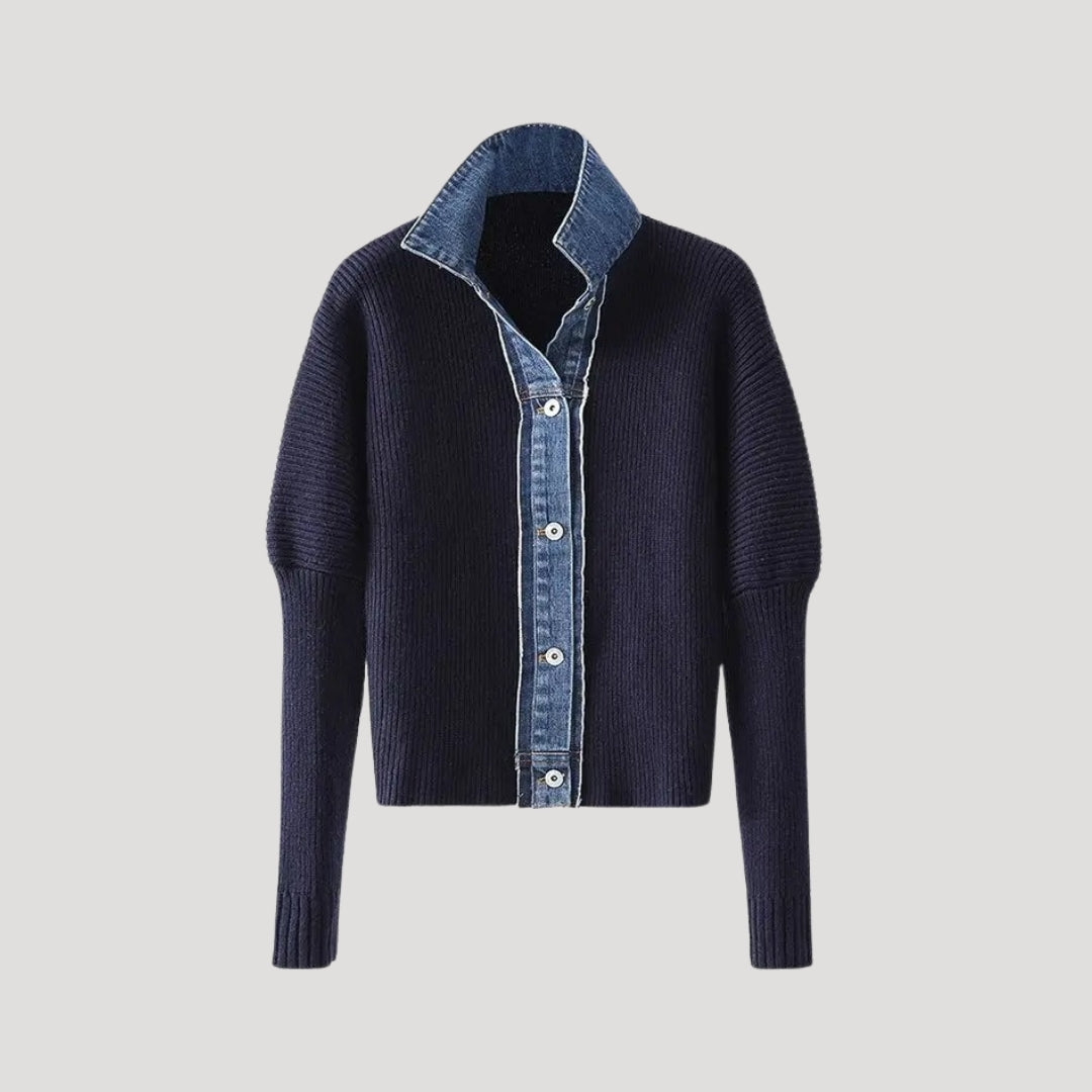 Lightweight Layered Button Cardigan Jacket