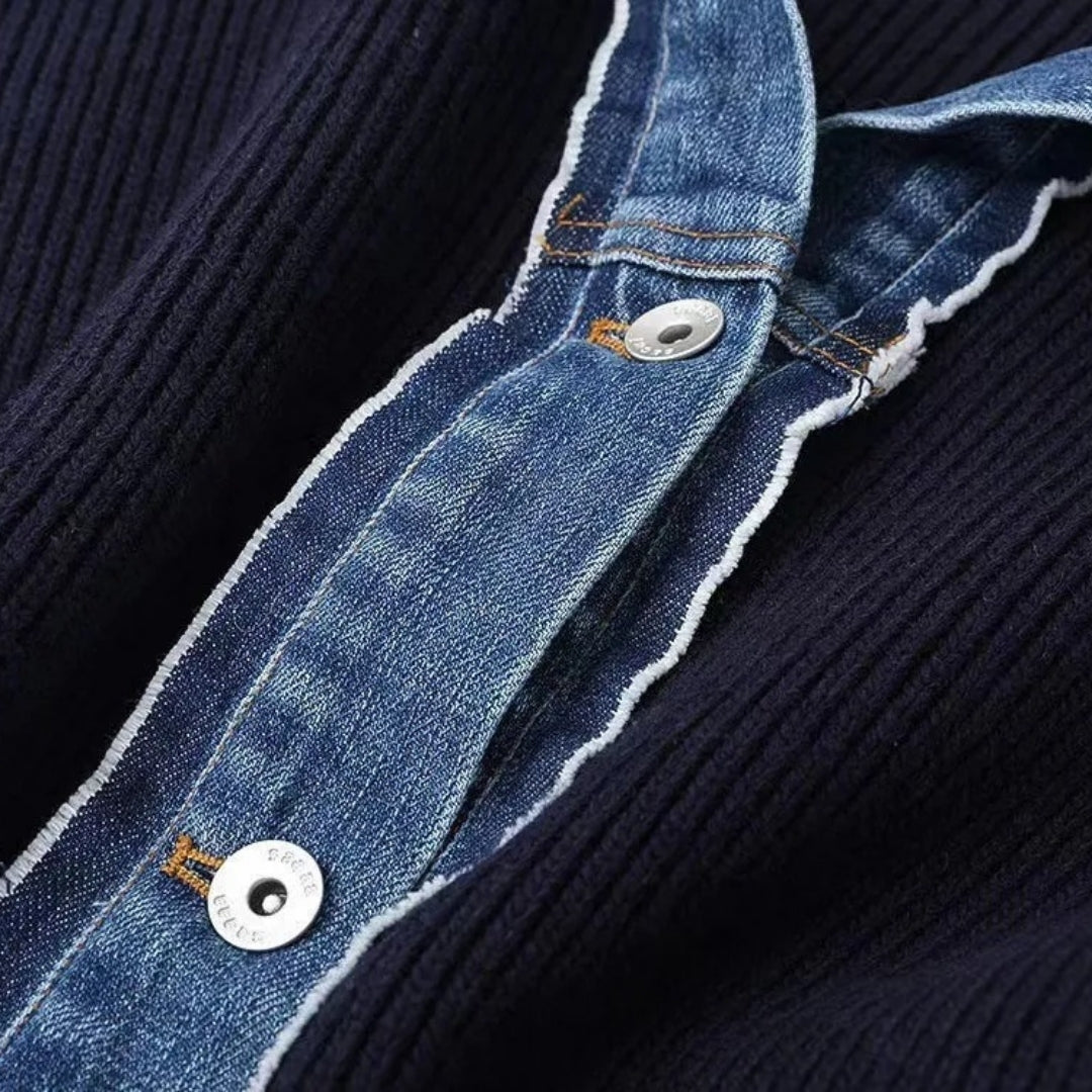 Lightweight Layered Button Cardigan Jacket