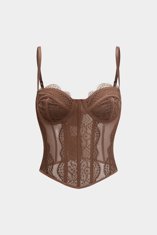 Lightweight Mesh Patchwork Cami Top