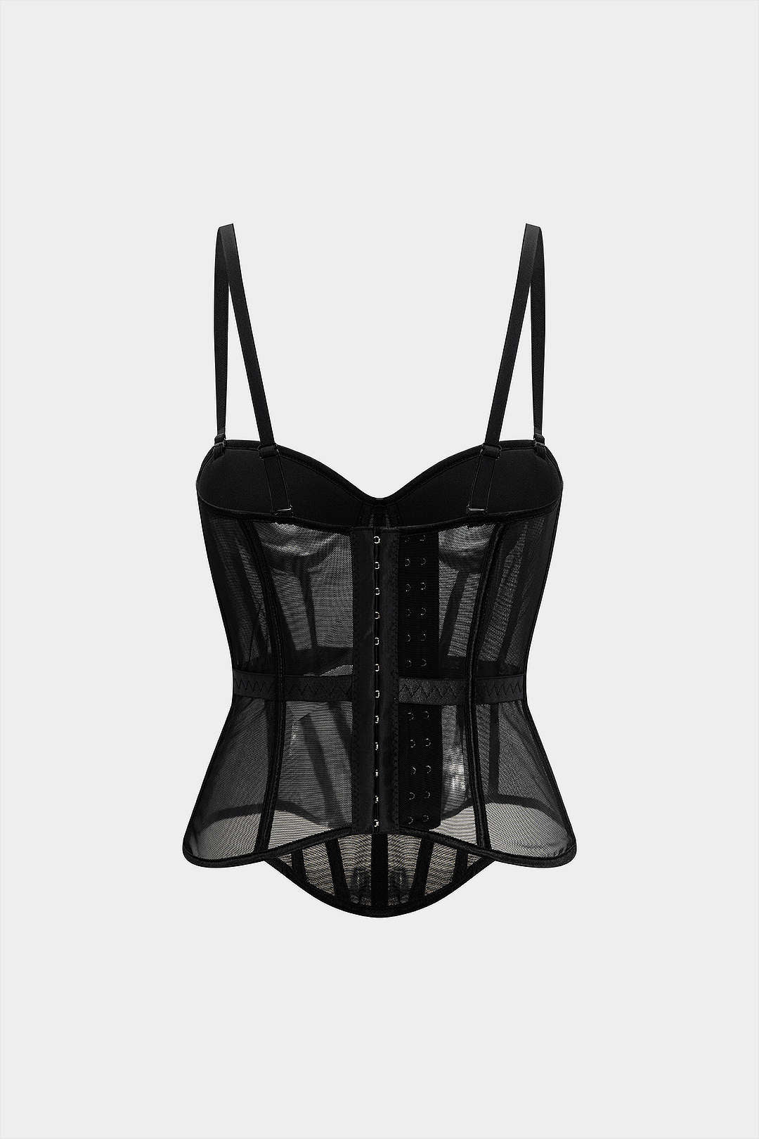 Lightweight Mesh Sweetheart Cami Top