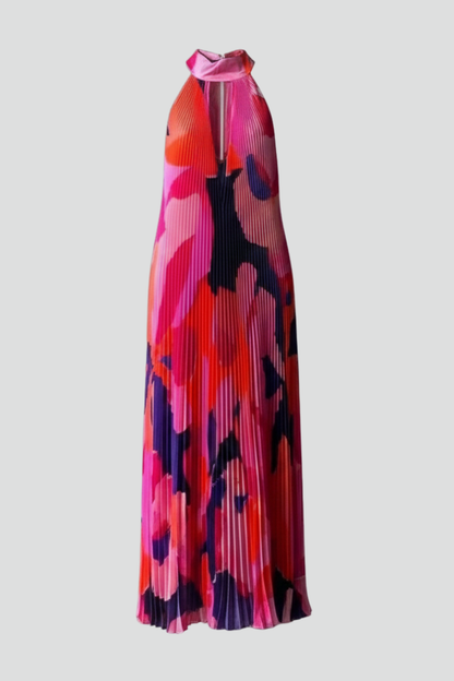 Lightweight Pleated Maxi Dress