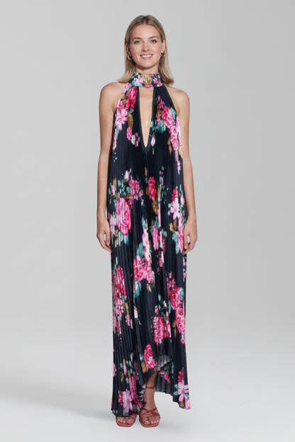 Lightweight Pleated Maxi Dress