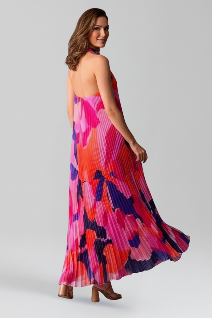 Lightweight Pleated Maxi Dress