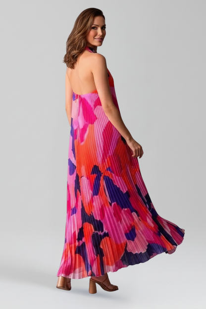 Lightweight Pleated Maxi Dress