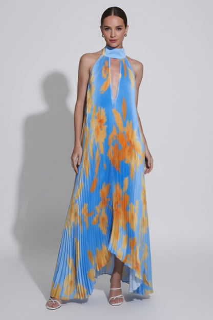 Lightweight Pleated Maxi Dress