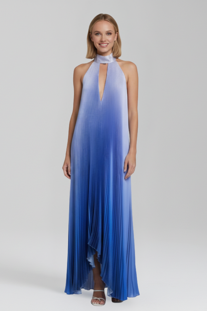 Lightweight Pleated Maxi Dress