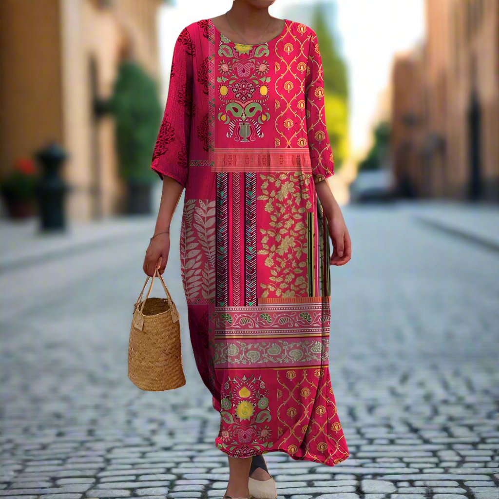 Lightweight Rayon Maxi Dress