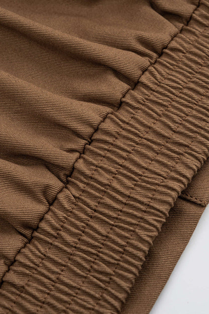 Lightweight Ruched Short Sleeve Shirt