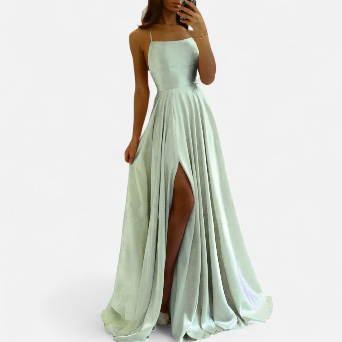 Lightweight Slit Detail Maxi Dress