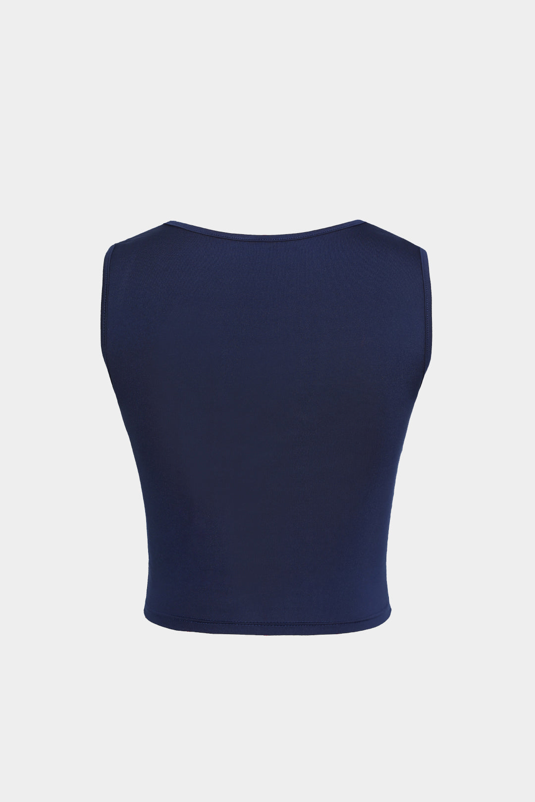 Lightweight Square Neck White Tank Top