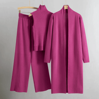 Lightweight Tailored Three-Piece Pant Set