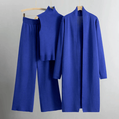 Lightweight Tailored Three-Piece Pant Set