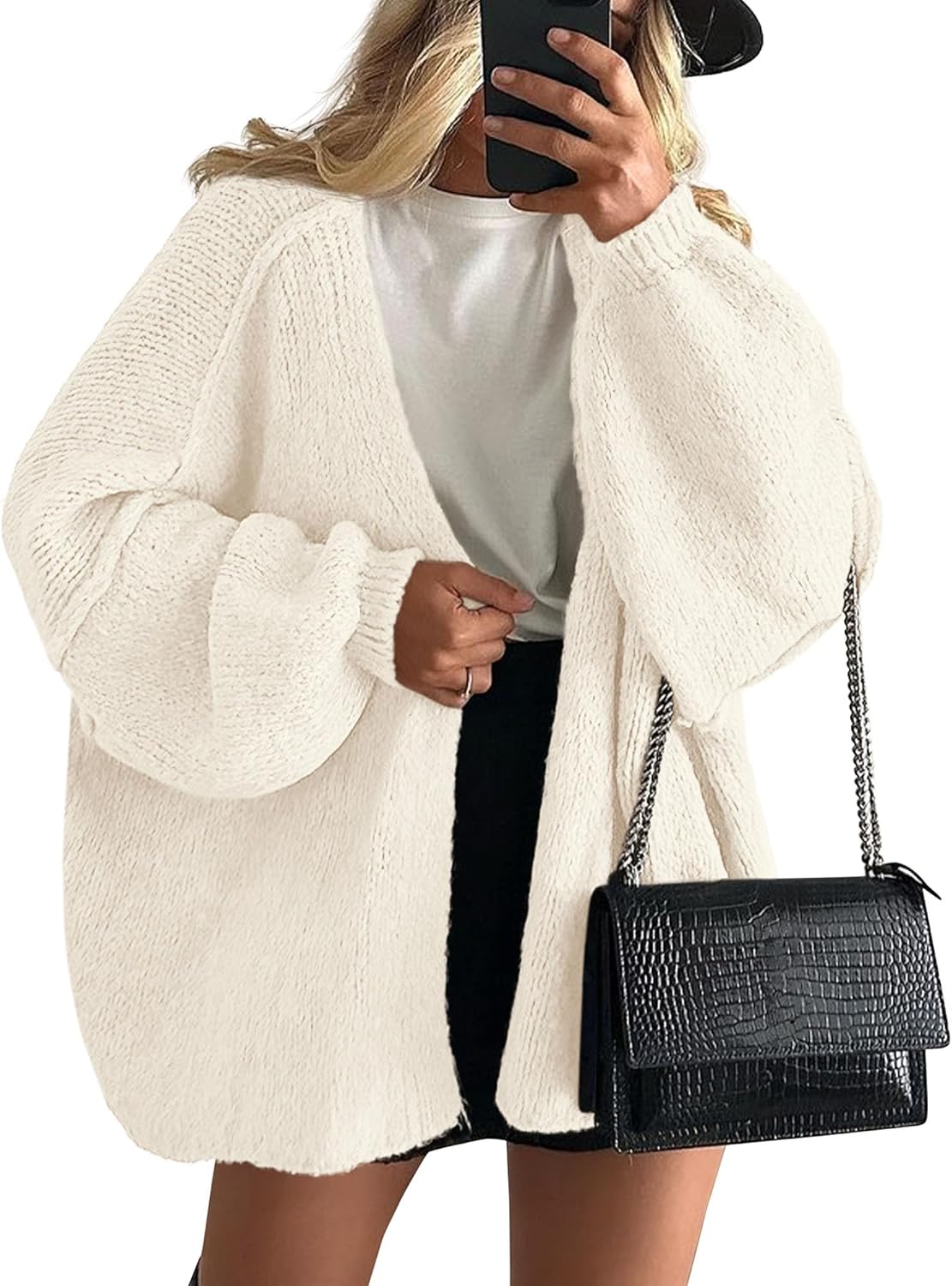 Lightweight Textured Knit Cardigan