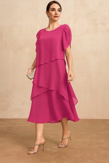Lightweight Tiered Chiffon Sundress