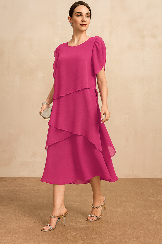 Lightweight Tiered Chiffon Sundress