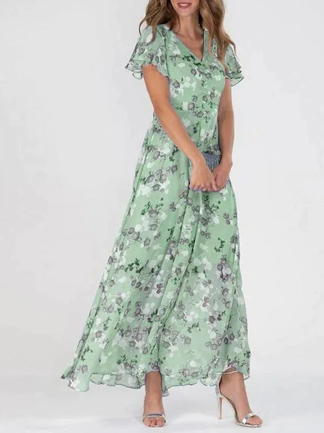 Lightweight V-Neck Summer Dress