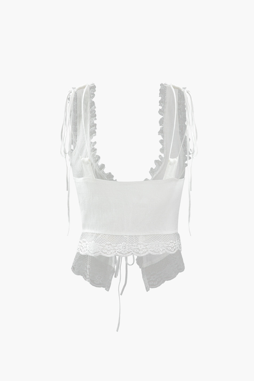 Lightweight V-Neck Tie Front Blouse