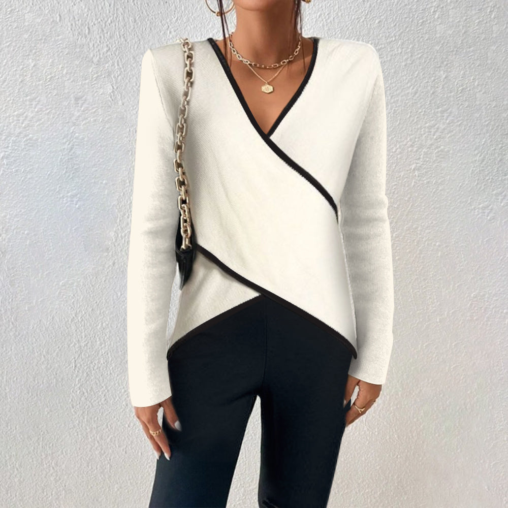 Lightweight V-Neck Wrap Sweater