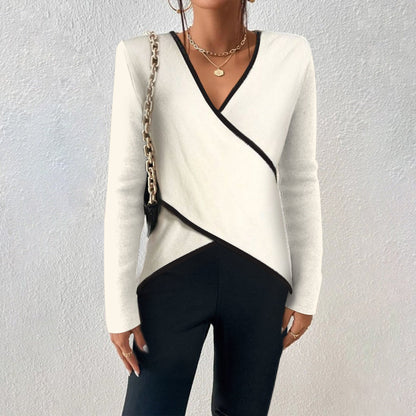 Lightweight V-Neck Wrap Sweater