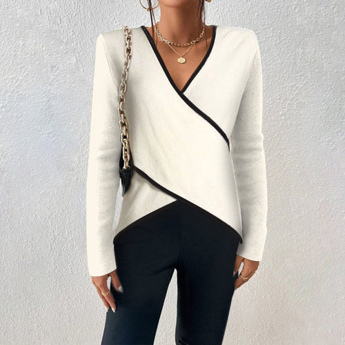 Lightweight V-Neck Wrap Sweater