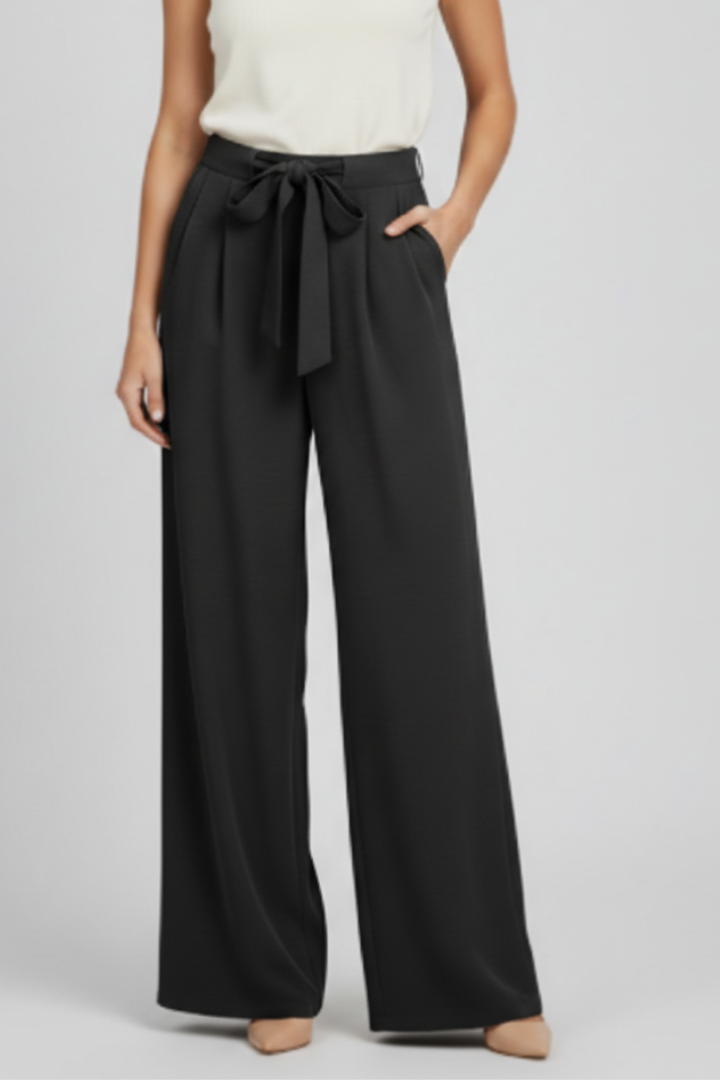 Lightweight Wide-Leg Palazzo Pants