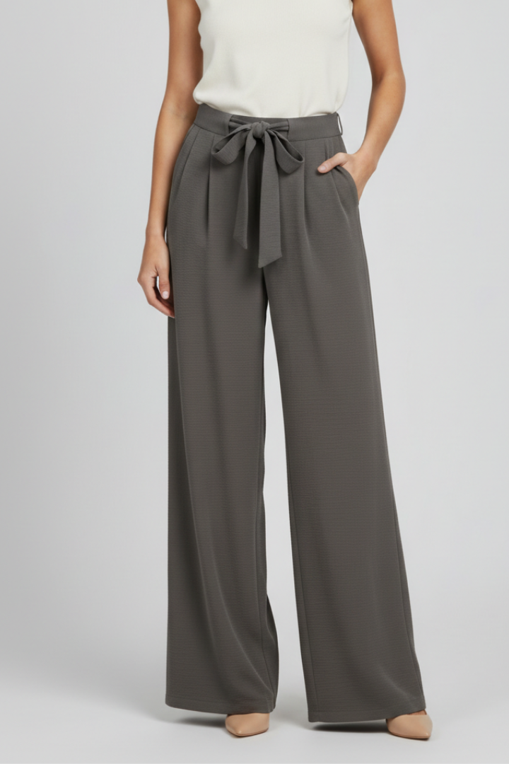 Lightweight Wide-Leg Palazzo Pants