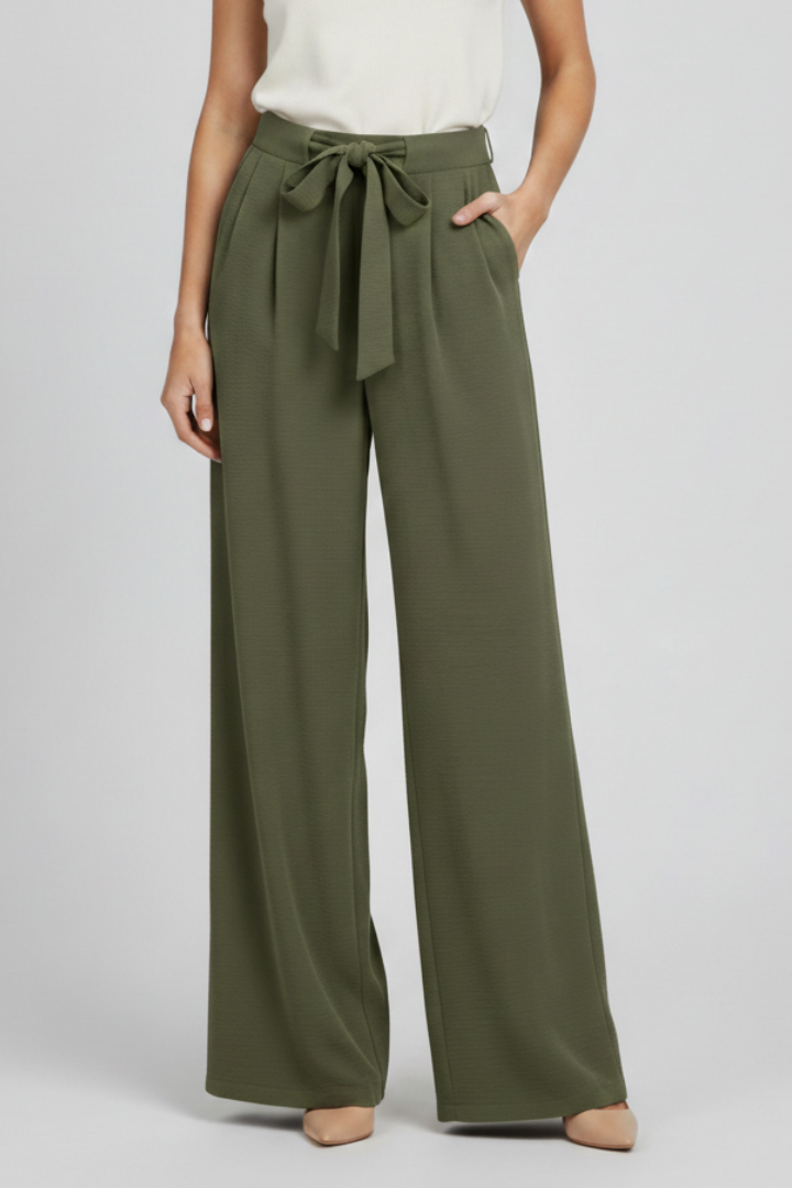 Lightweight Wide-Leg Palazzo Pants