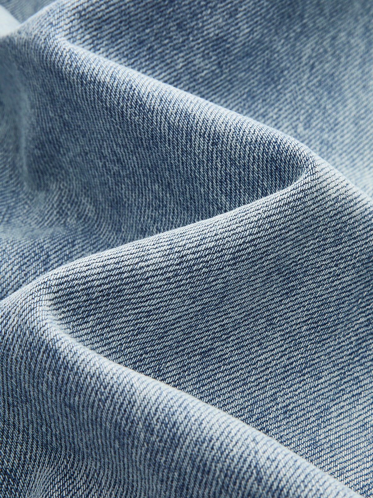 Mid Waist Asymmetric Wide Leg Jeans