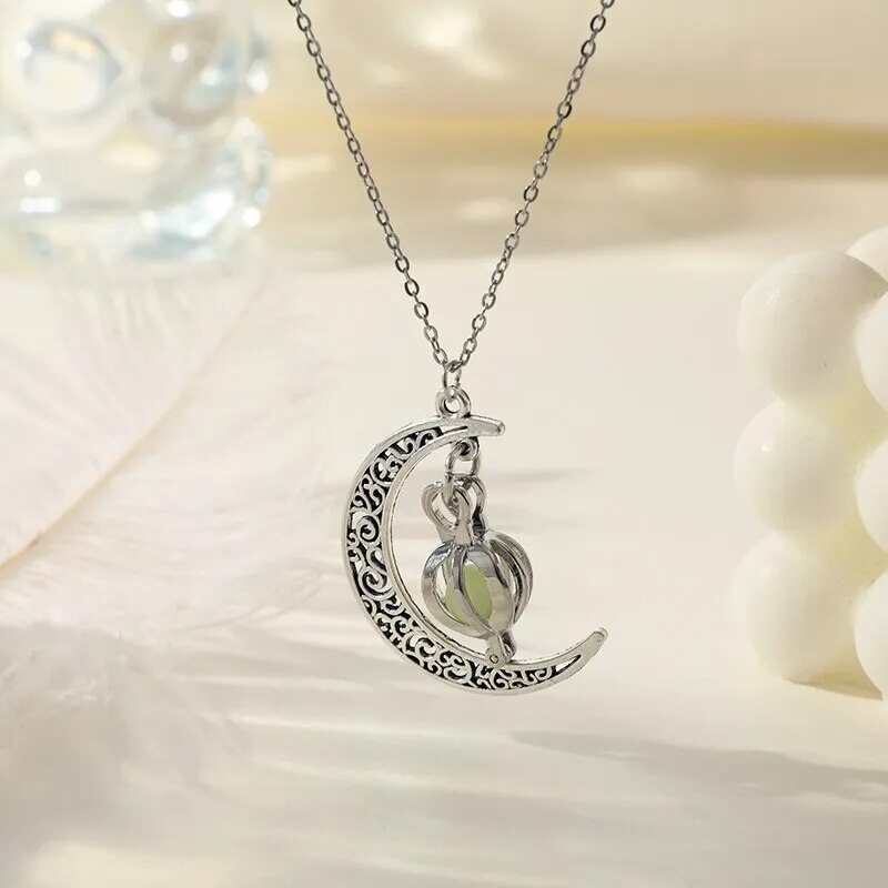 Moonstone Iridescent Glow Necklace