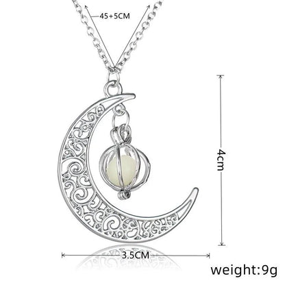 Moonstone Iridescent Glow Necklace