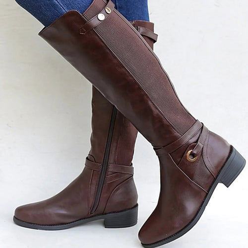 Orthopedic Leather Black Ankle Boots