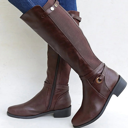Orthopedic Leather Black Ankle Boots