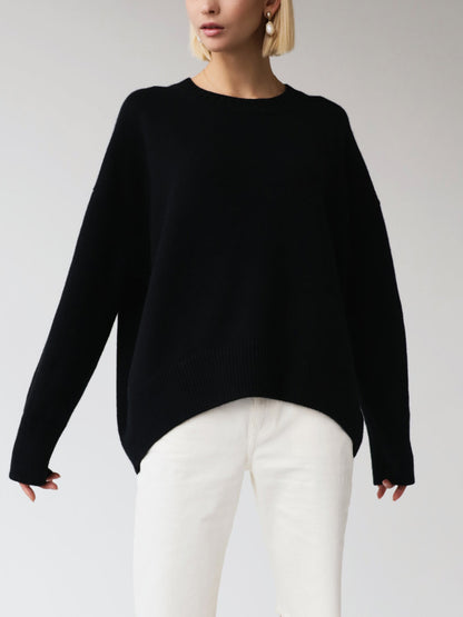 Oversized Knit Pullover Sweater