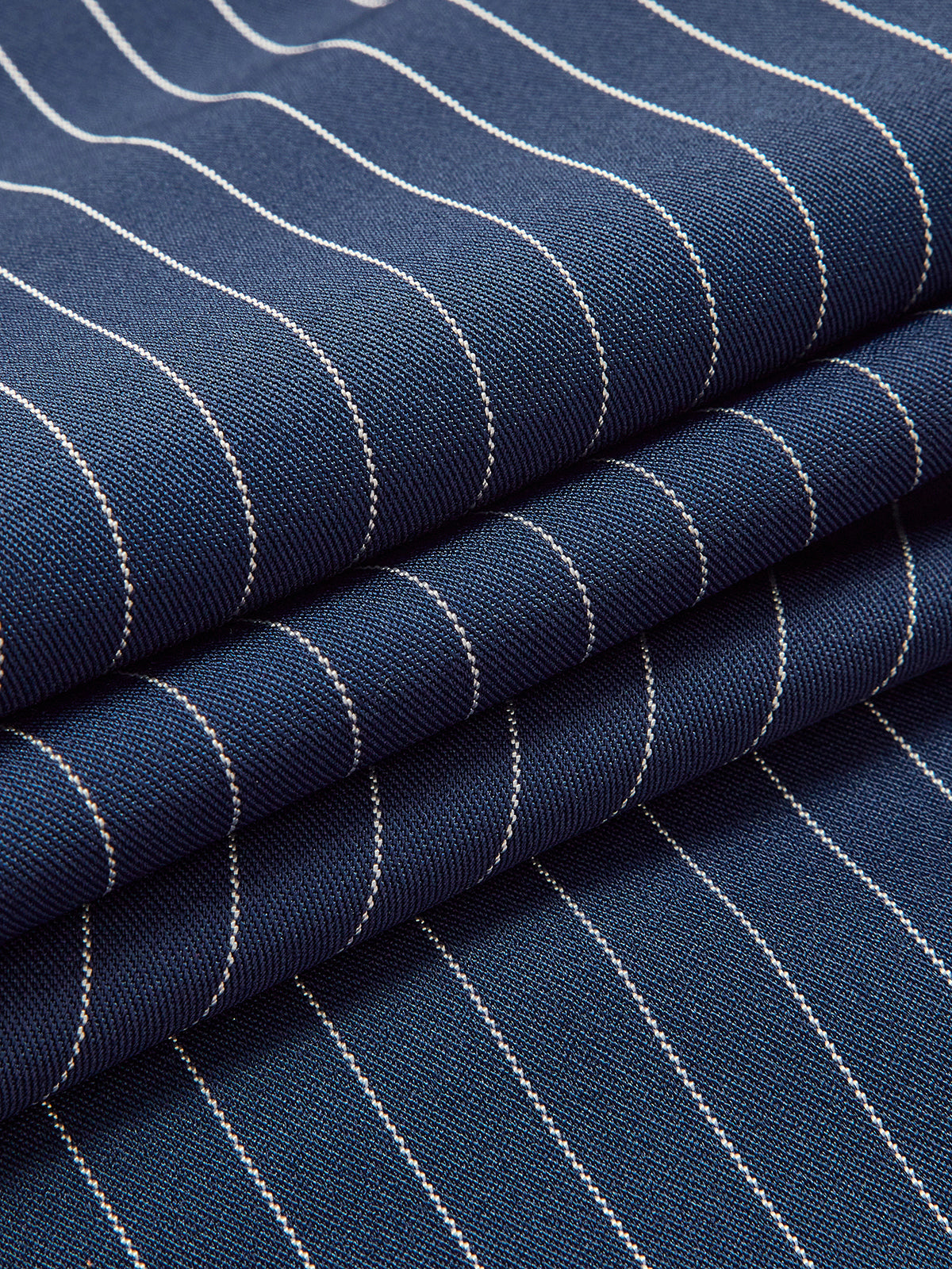 Pinstripe Pleated Wide Leg Pants