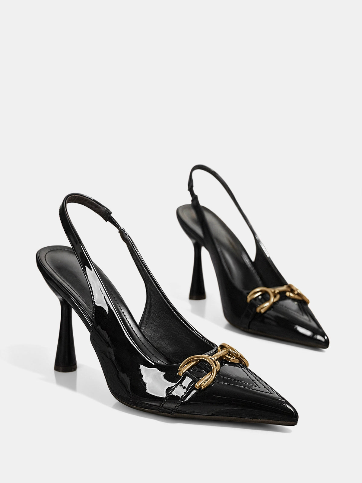 Back Kick Slingback Heels