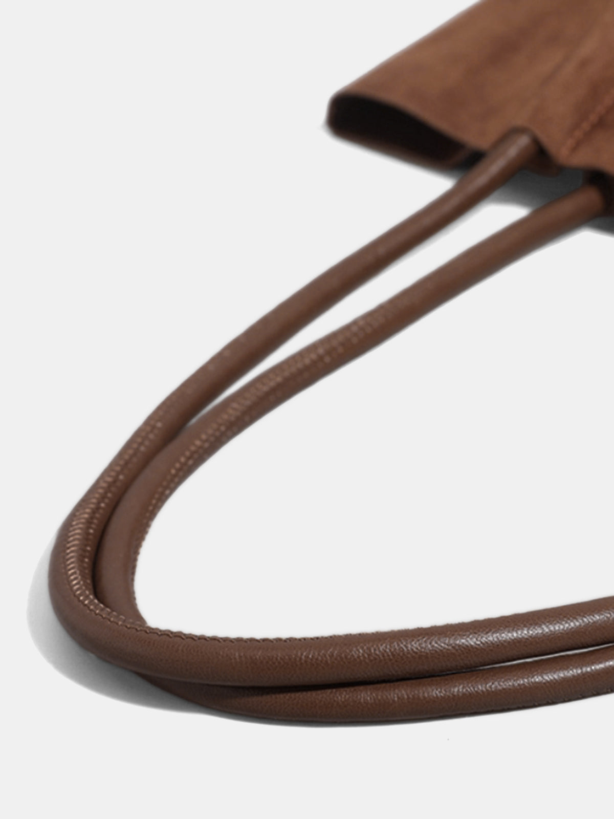 Faux Suede Tote Bag