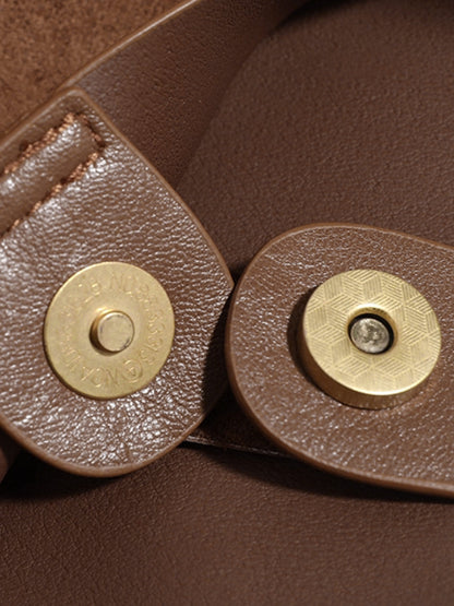 Faux Suede Tote Bag